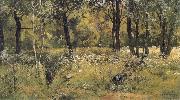 Ivan Shishkin The lawn in the forest oil painting on canvas